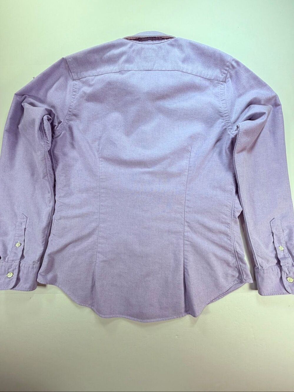Ralph Lauren Sport Women’s Size 14 Purple Oxford Shirt Slim Fit Cotton Pony Logo - Picture 5 of 9
